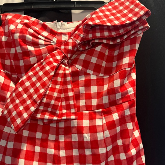 HUTCH • ANTHROPOLOGIE : Red and White Gingham Romper - Picture 10 of 10